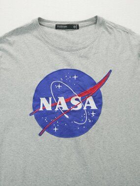 NASA T Shirt Hudson Outerwear Embroidered USA Flag Mens 2x